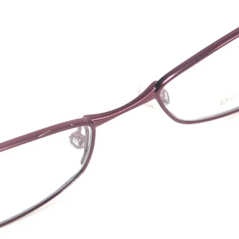 BCBGMaxazria Antonia Eyeglasses Frames Womens 53-15-135 Burgundy Rectangular